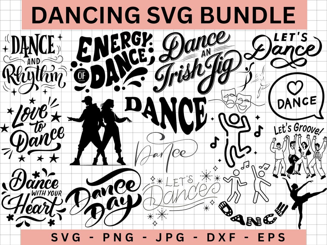 Dance SVG Bundle,dance Lover Svg Bundle,dance Quotes Svg,dancing SVG ...