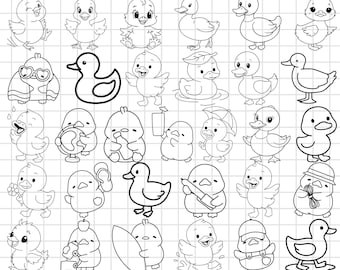 Rubber Duck SVG Bundle: Playful Bath Time Designs (Digital Download)