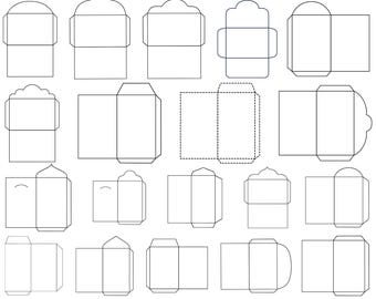 Envelope Template SVG Bundle | DIY Card Making (Instant Download)