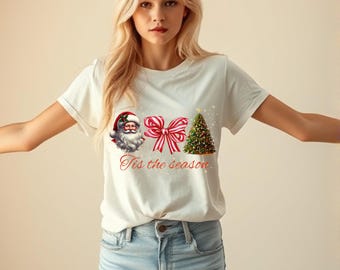Merry Christmas SVG PNG Distressed & Solid, Retro Christmas Shirt SVG Christmas Png Sublimation, Cricut Cut File, Varsity College Sweatshirt