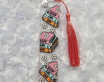 Reading Girl Era Acrylic Bookmark, Eras, Bookish Gifts, Bookmarks, Book Accessories, Reader gifts, Gifts for Bookworms, Gifts for her, Gifts