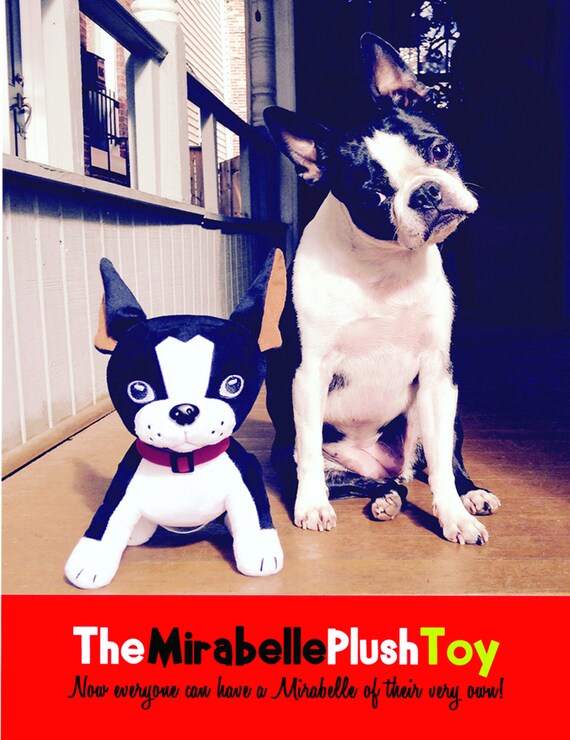 boston terrier plush toy