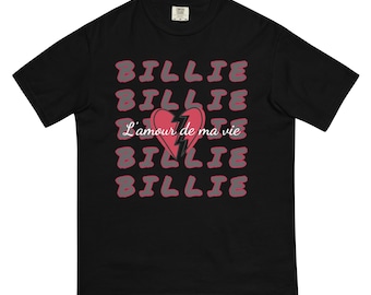 Billie Hit Me Hard and Soft L'amour de ma vie custom dyed tshirt