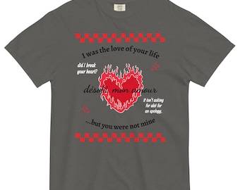 Billie Hit Me Hard and Soft L'amour de ma vie t-shirt teint sur mesure