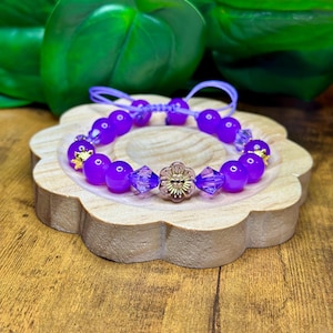 Purple Vibes Bracelet-Adjustable Cord Bracelet– Handmade Sliding Knot Bracelet • Boho Minimalist • One-Size-Fits-All