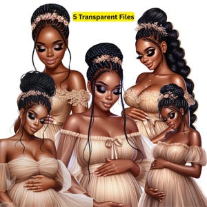 Vestido de tule com tranças para mulher negra | Vestido de tule para gestante | Ensaio fotográfico para chá de bebê | Linda mulher negra em vestido de tule bege para gestante