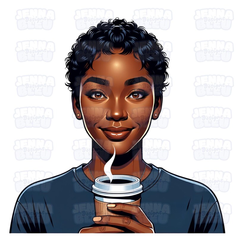 African American Postal Worker Clipart PNG, Delivery Woman Graphics ...