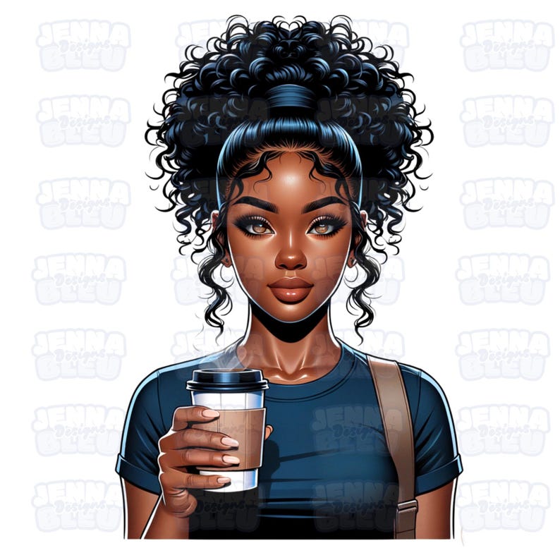 African American Postal Worker Clipart PNG, Delivery Woman Graphics ...