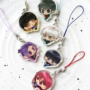 Blue lock charms