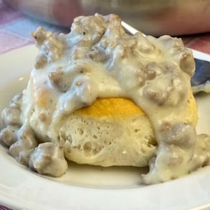 Homemade Biscuits and Gravy Recipe | Delicious Breakfast Idea | Download.