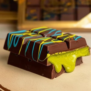 Premium Dubai Chocolate Bar - Exotic and Indulgent Cocoa Creation | Download.