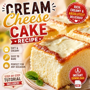 Recept voor roomkaastaart - Eenvoudige bakinstructie | Downloaden.
