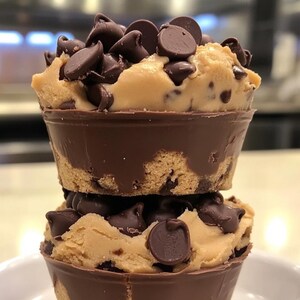 THE RECIPE For Chocolate Chip Cookie Dough Cups – No Bake & Egg-Free Treat | Download.