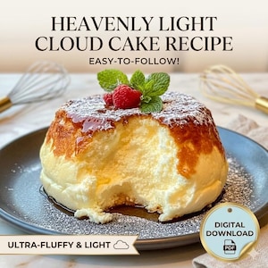 Receta de pastel Nube de Luz Celestial | Tutorial de repostería casero | Descargar.