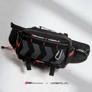 KRMLN Techwear Waistbag Tactical Double Strap Sling Waist Bag - Motogarage