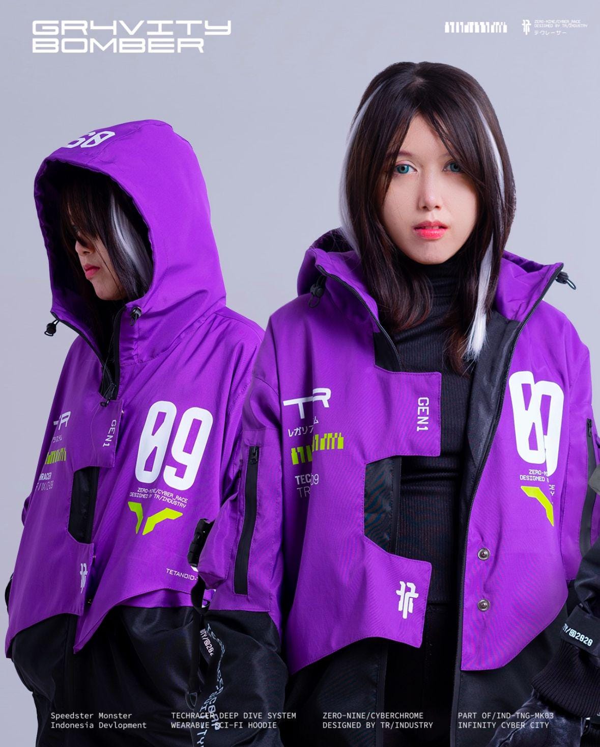 Techwear Jacket, Cybernetic Series Jacket, Cyberpunk Jacket