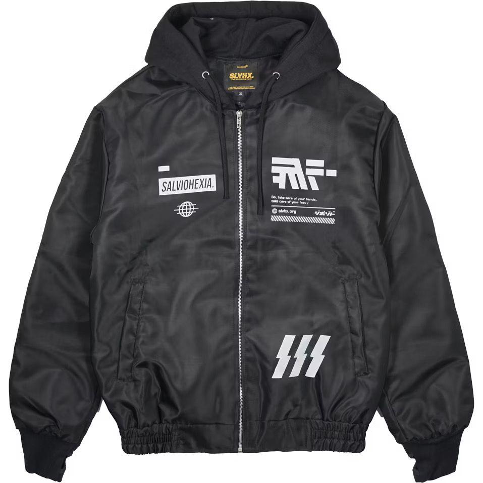 Cyberpunk Jacket: SLVI HXIA Cybernetic Streetwear - Tactical