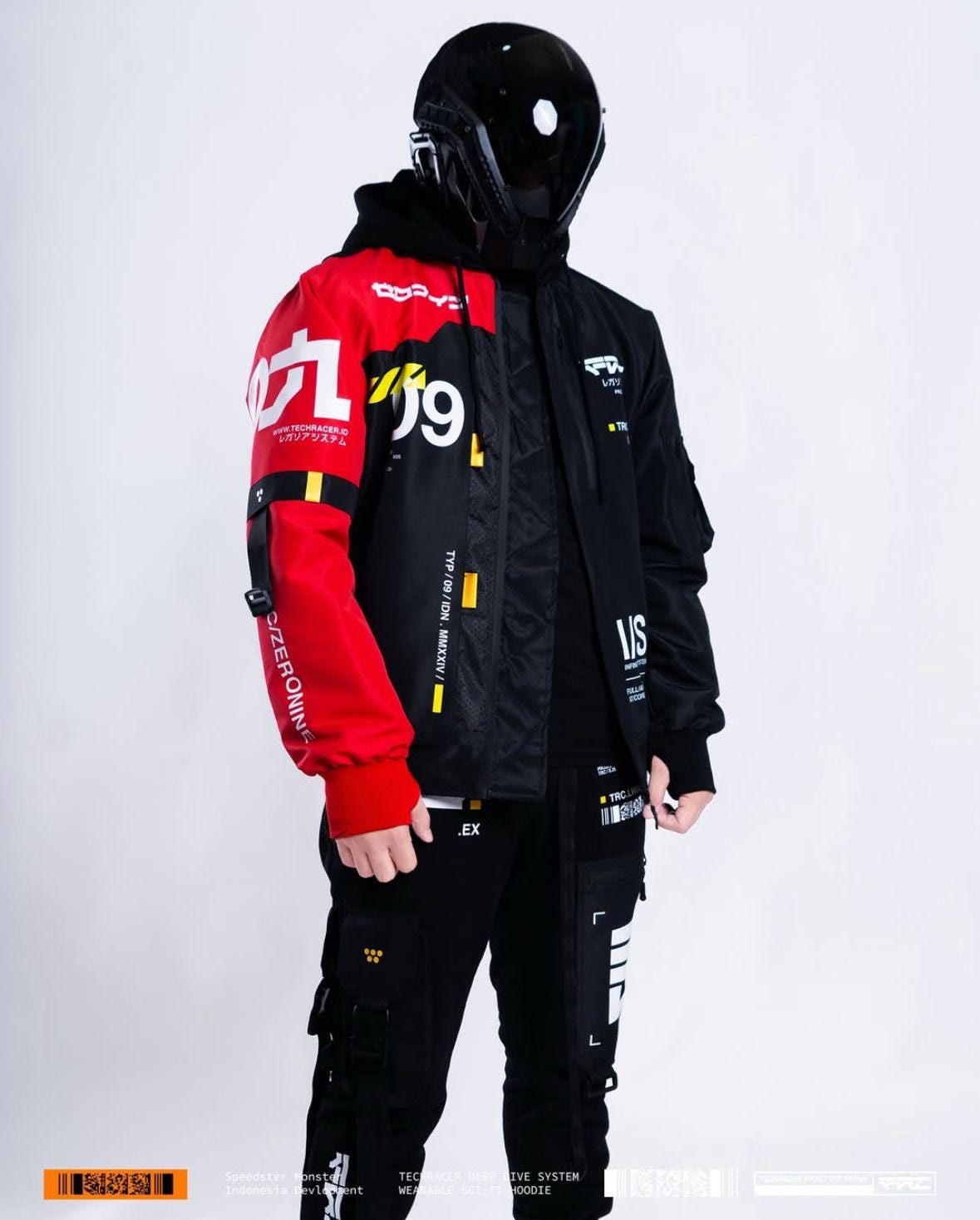 Techwear Jacket, Cybernetic Series Jacket - Cyberpunk Jacket