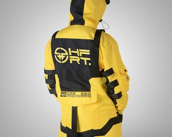 Techwear Cyberpunk Jacket: Tactical Streetwear Parka