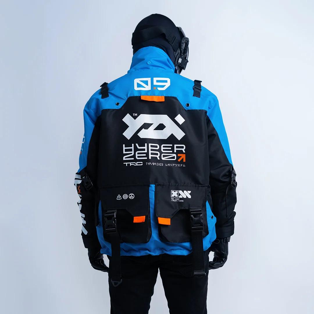Techwear Jacket, Cybernetic Series Jacket - Cyberpunk jacket, Cyber street Jacket, Varsity Jacket, Sukajan, Men Women Cosplay Jacket