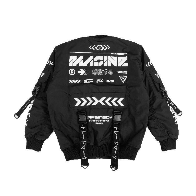 Imagineco Cybernetic Series Jacket - Cyberpunk jacket, Cyber street Jacket, Men Women Jacket Tactical, Varsity Japan
