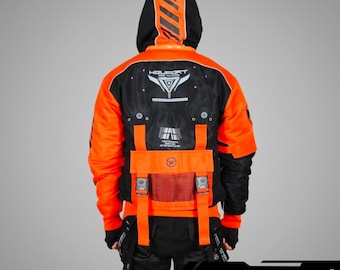 Limited Edition Techwear Jacket: Cyberpunk Cybernetic Tactical Jacket