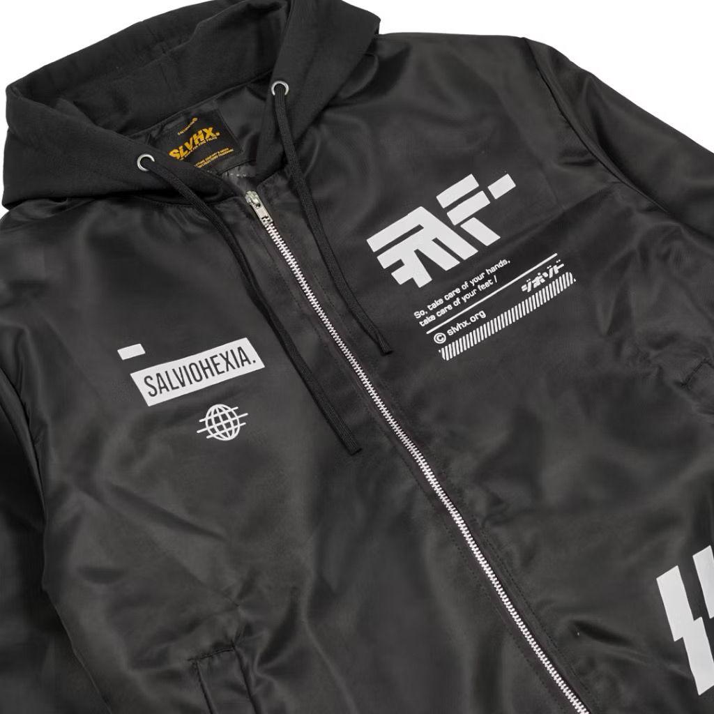 WANTKEY CYBER TOP FL CYBER_GRAY 新品 Cyberpunk Jacket: SLVI HXIA Cybernetic Streetwear - Tactical