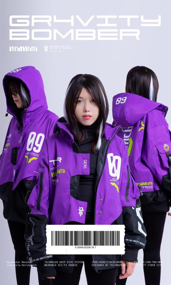 Techwear Jacket, Cybernetic Series Jacket, Cyberpunk Jacket