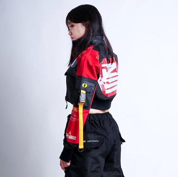 Limited Edition, Techwear Croptop Jacket, Cybernetic Series