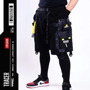 Pantalones cargo Techwear: pantalones deportivos tácticos para hombre con bolsillos