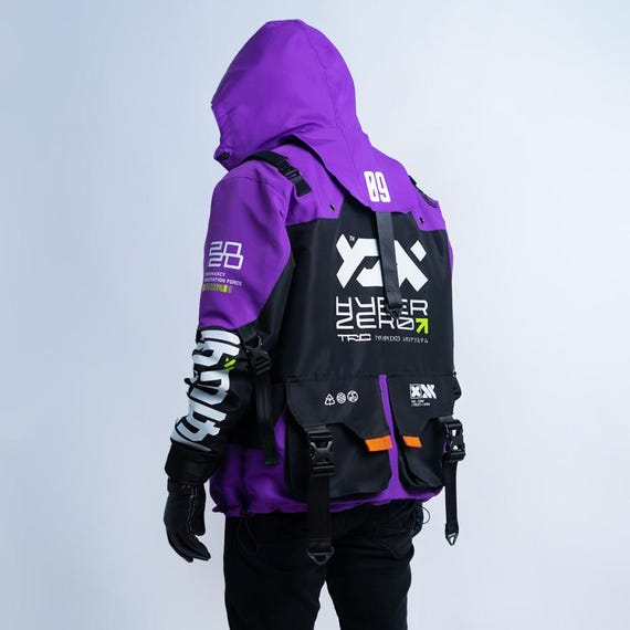 Techwear Jacket, Cybernetic Series Jacket - Cyberpunk Jacket