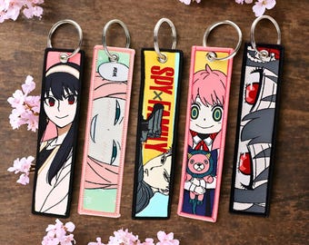 Spy x Family Embroidered Keychain Set – Anime Jet Tags