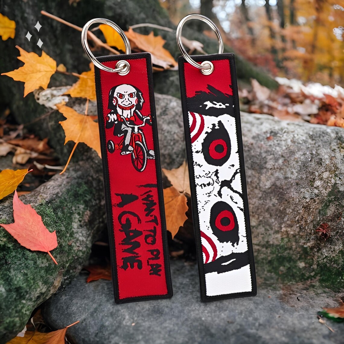 Horror Movie Icons Embroidered Keychain Set – Classic Slasher Films - Etsy