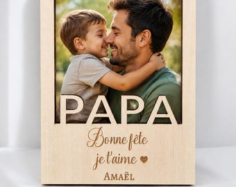 Magnet photo personnalisé Fête des pères