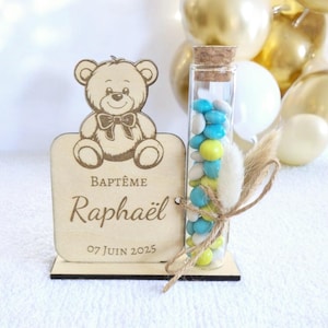 Bonbonnière de baptême - cadeaux invités - dragée de baptême