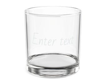 Vaso con texto personalizado grabado / 298 ml