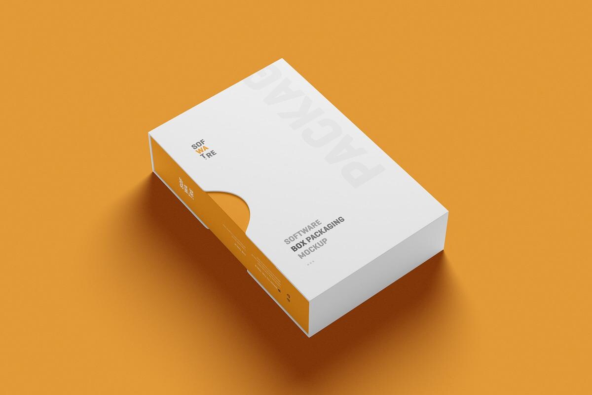 Program Box Mockup Software Box Mockup Set - Etsy