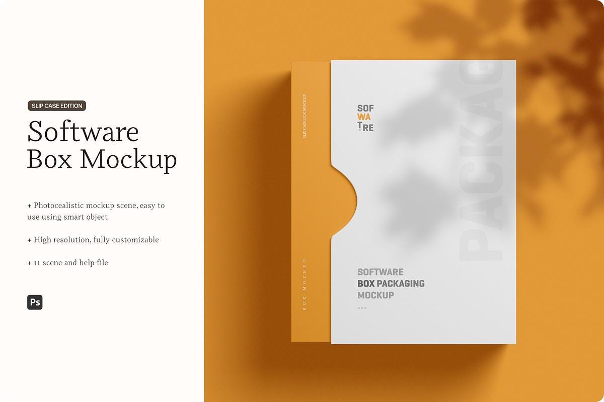Software Box Mockup Set - Etsy