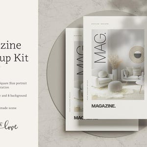 Mockup-kit voor tijdschriften