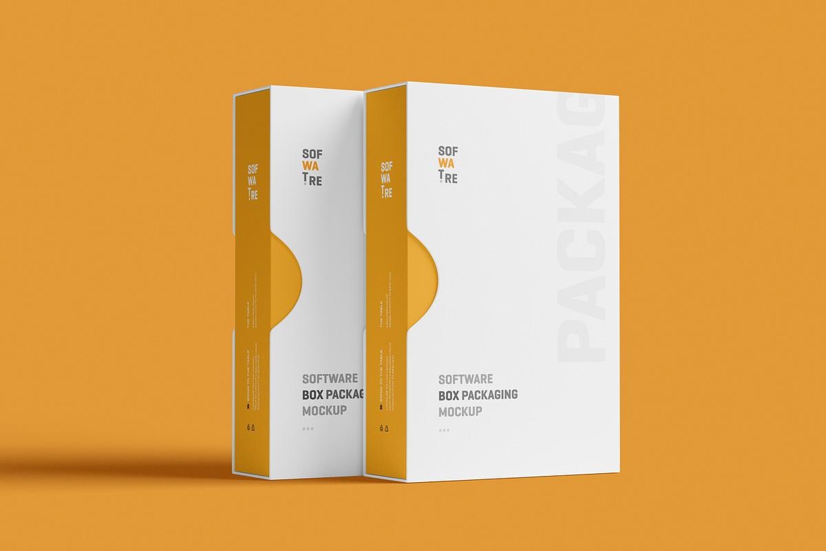 Program Box Mockup Software Box Mockup Set - Etsy