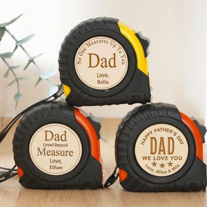 No One Measures Up Personalized Tape Measure,Engraved Tape Measure Gift,Father&#39;s Day Gift, Gift for Dad,Gift for Him, DIY Tool Gift for Papa