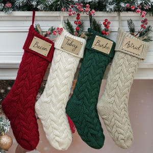 2024 Family Christmas Stockings,Personalized Christmas Stocking,Custom Stocking with Name,Monogram Stockings,Holiday Stocking Decoration