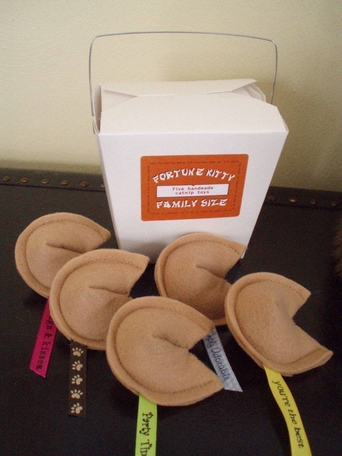Fortune Cookie Family Size Cat Nip Toy Box of 5 Etsy