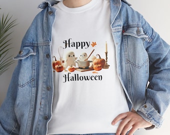 Happy Halloween Shirt, Ghost Party Tee
