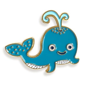 Sea Critters Enamel Pin Gift Set Set de tres alfileres de solapa Pin de ballena Pin de nutria Pin de pulpo Regalo de preadolescentes Relleno de medias GS038 imagen 3