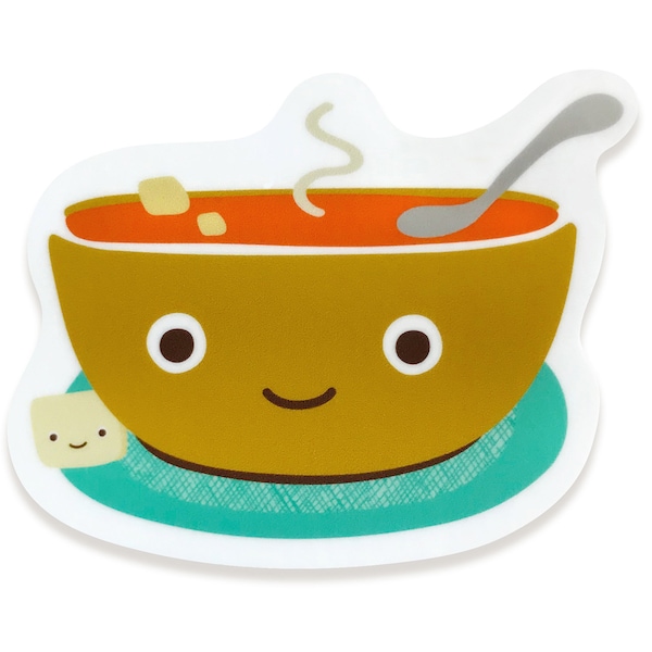 Soup Sticker - Vinyl Sticker - Waterproof - Dishwasher-Safe - Laptop Sticker Decal - Comfort Food - Tomato Soup - Soup Lover - OCSTICK1578