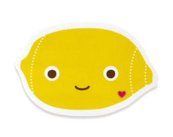 Lemon Sticker - Vinyl Sticker - Waterproof - Dishwasher-Safe - Laptop Sticker - When Life Gives You Lemons - Encouragement - OCSTICK1581