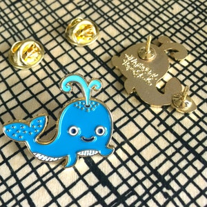 Sea Critters Enamel Pin Gift Set Set de tres alfileres de solapa Pin de ballena Pin de nutria Pin de pulpo Regalo de preadolescentes Relleno de medias GS038 imagen 4