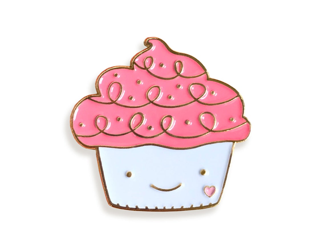Cupcake Pin Cupcake Lapel Pin Cupcake Enamel Pin Gift Etsy