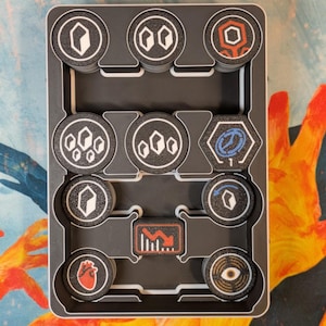 Netrunner deluxe tokenset: complete set voor één of twee spelers